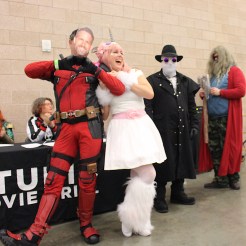 Adult winners: Deadpool/Unicorn, Invisible Man and Drunk, fat Thor
